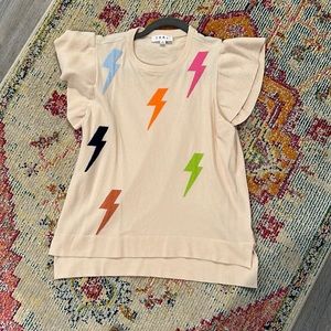 THML flutter sleeve sweater